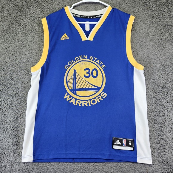 adidas Other - Adidas‎ Golden State Warriors NBA #30 Stephen Curry Jersey Mens M Blue Shirt